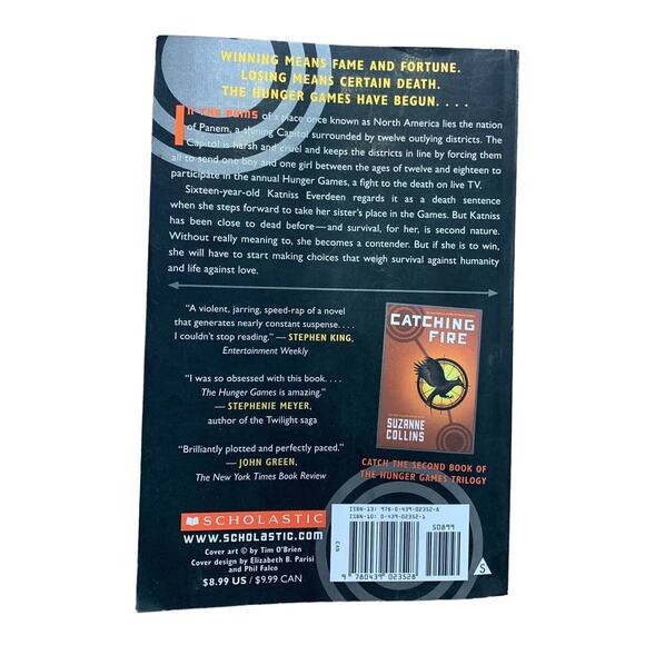 2008 The Hunger Games Paperback Novel Book by Suzanne Collins - Picture 2 of 2